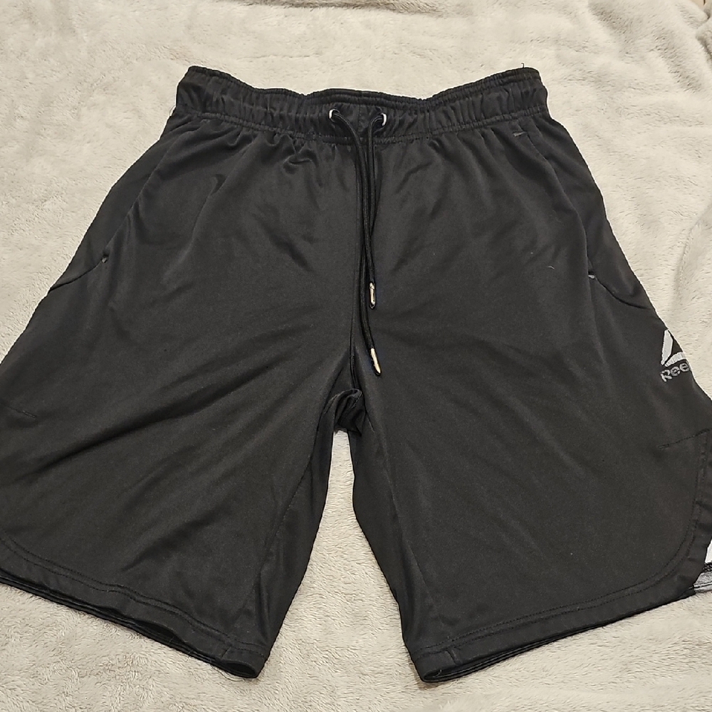 Reebok Men's Charcoal Athletic Shorts